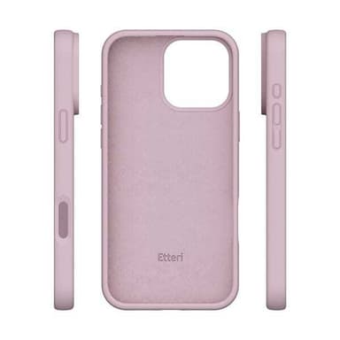 Etteri Silikonikuori iPhone 16 Pro:lle - vaaleanpunainen