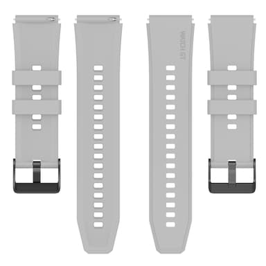 Huaiwei Watch 4 Pro/GT4 46mm/GT 3/GT2 Pro/Watch Ultimate ranneke silikoni Vaalean harmaa