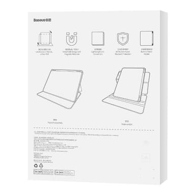 Baseus Minimalist Series IPad PRO 11""/Pad Air4/Air5 10,9"" Magneettinen suojakotelo (vaaleanharmaa)