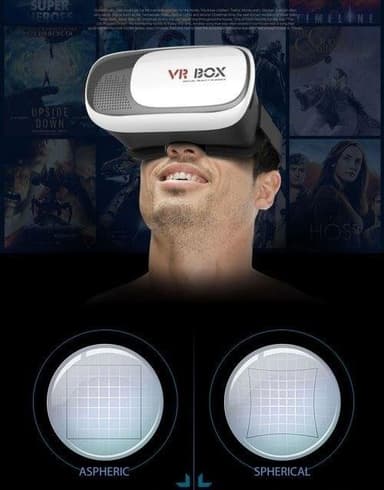 VR BOX 2.0 3D-lasit Bluetoothilla ja kaukosäätimellä - 3,5-6"" näyttö