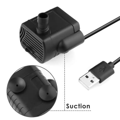 Uppopumppu suihkulähteille 0,4-1,5 m nostokorkeudella 180L/H 5V