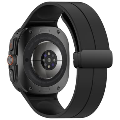 Kellon ranneke magneettisoljella, Samsung Watch Ultra 24mm Musta