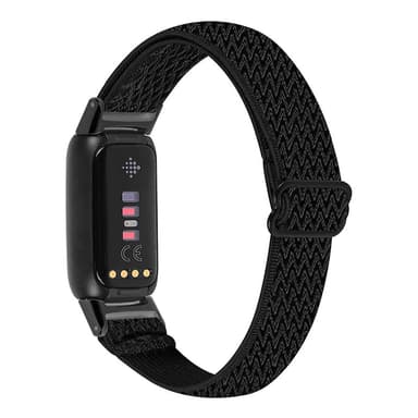 Säädettävä nailonhihna Fitbit Altalle Musta