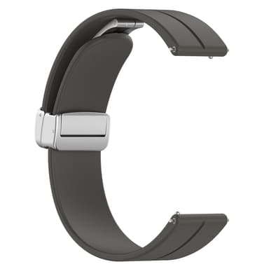 Yksivärinen taitettava solkirannekellon ranneke Samsung Galaxy Watchiin 20 mm Harmaa