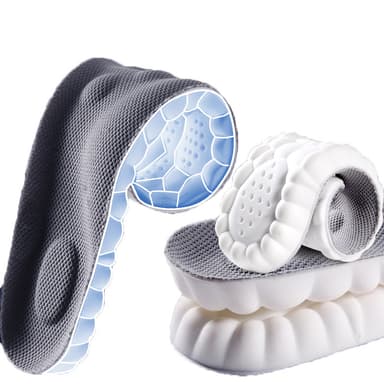 4D Ultra-Soft hengittävä pohjallinen 1 pari Musta