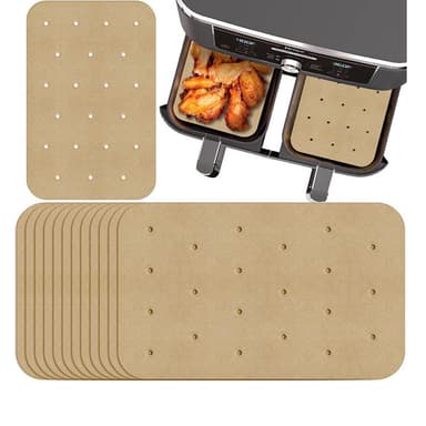 Kertakäyttöiset Air Fryer -paperivuoat 50 kpl Vaalean ruskea