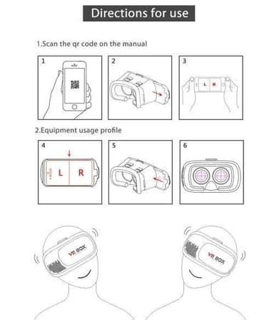 VR BOX 2.0 3D-lasit Bluetoothilla ja kaukosäätimellä - 3,5-6"" näyttö