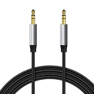 3,5 mm audiokaapeli AUX-liitäntää varten Musta 1 m