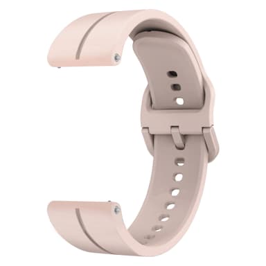 Kellon ranneke silikoni Vaaleanpunainen 22 mm