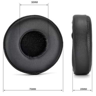 Vaihtokuulokkeet Panasonic Technics Professional RP-DJ1200/1205/1210 Musta