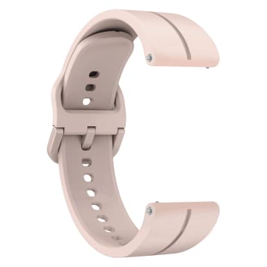 Kellon ranneke silikoni Vaaleanpunainen 22 mm