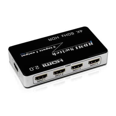 HDMI-kytkin 5 in 1 Out 4K   60Hz Musta
