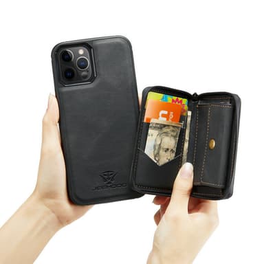 Magneettinen lompakkokotelo korttitelineellä iPhone 15 -sarjalle iPhone 15 Pro