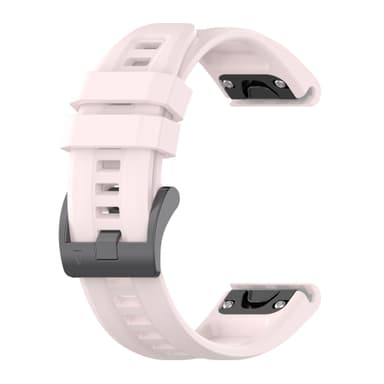 Silikoninen kellon ranneke Garmin Quatix 7 Prolle 22mm Vaaleanpunainen