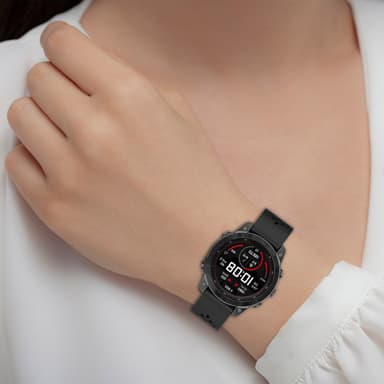 22mm silikonikellon ranneke Garmin Epix Pro 47mm/Fenix 7/Fenix 7 Prolle Musta