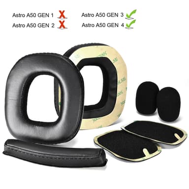Vaihtokuulokkeet ja sanka Astro A50 Gen 3/4:lle