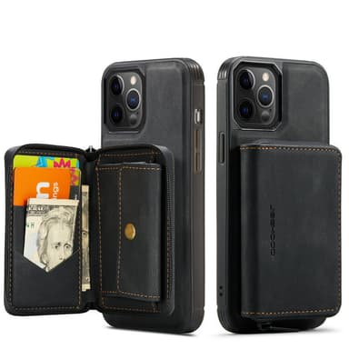 Magneettinen lompakkokotelo korttitelineellä iPhone 15 -sarjalle iPhone 15 Pro
