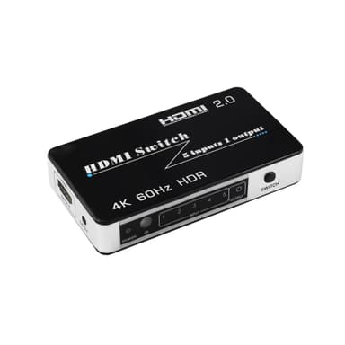 HDMI-kytkin 5 in 1 Out 4K   60Hz Musta