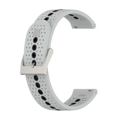Värikäs kellohihna 22MM Suunto Race S -kelloon Sininen + harmaa