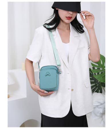 Crossbody puhelinlaukku naisille Sininen