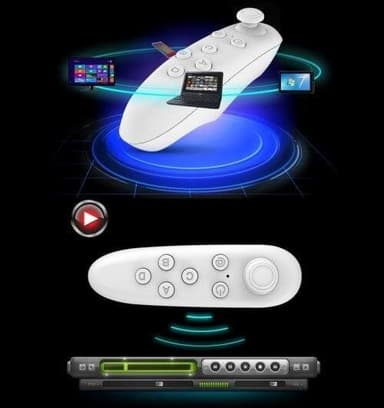 VR BOX 2.0 3D-lasit Bluetoothilla ja kaukosäätimellä - 3,5-6"" näyttö