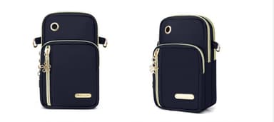 Crossbody laukku Oxford kangasta Tummansininen