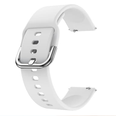20 mm:n silikoniranneke Garmin/Vivomorelle Valkoinen