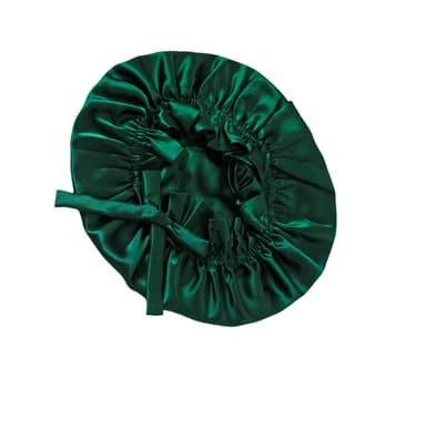Ylellinen kaksikerroksinen 16 Momme Silk -ukkulakki Ruohon väri