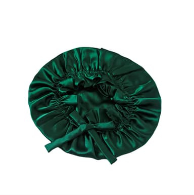 Ylellinen kaksikerroksinen 16 Momme Silk -ukkulakki Ruohon väri