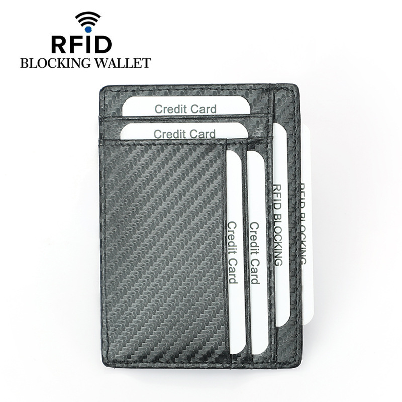 Luottokorttikotelo RFID-suojauksella Musta