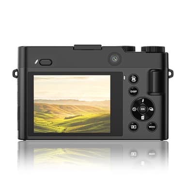 4K Dual Lens -kamera kosketusnäytöllä ja 32 Gt:n muistikortilla