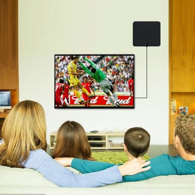 Sisäantenni full HDTV-vastaanottoon 25 dB - musta