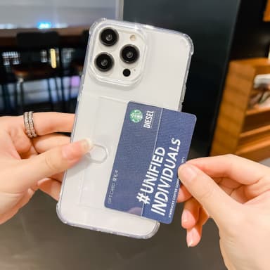 Korttitasku -puhelinkotelo Läpinäkyvä iPhone 11 Pro Max