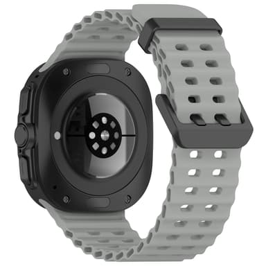 Silikoninen kellon ranneke Samsung Watch Ultralle 47mm Harmaa