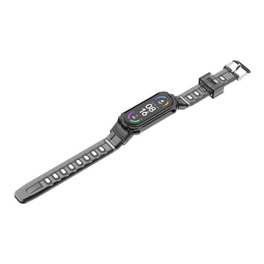 Kellon hihna Xiaomi Mi Band -laitteelle 3/4/5/6/7 Musta