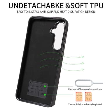 Samsungin matkapuhelinkotelo korttitelineellä Samsung Galaxy S24