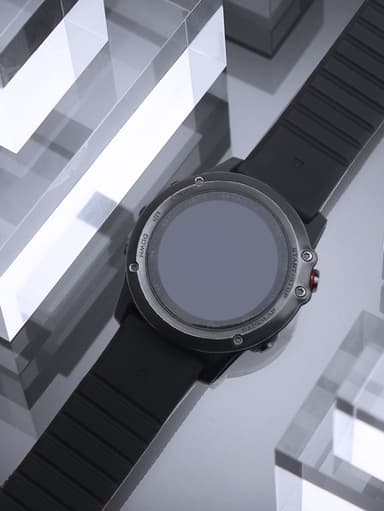 Magneettinen silikoniranneke Garmin QuickFit 26 mm kellolle Musta