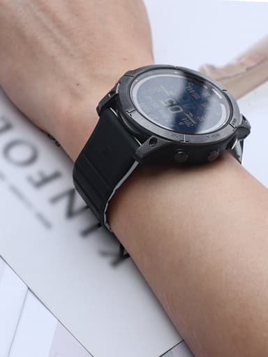 Magneettinen silikoniranneke Garmin QuickFit 26 mm kellolle Musta