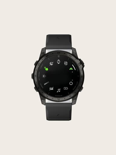 Magneettinen silikoniranneke Garmin QuickFit 26 mm kellolle Musta