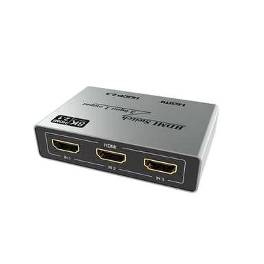 3 in 1 -lähtö HDMI-kytkin 4K 30Hz