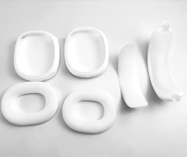 4-osainen silikonisuojakotelo AirPods Maxille Valkoinen