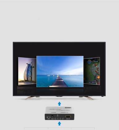 3 in 1 -lähtö HDMI-kytkin 4K 30Hz