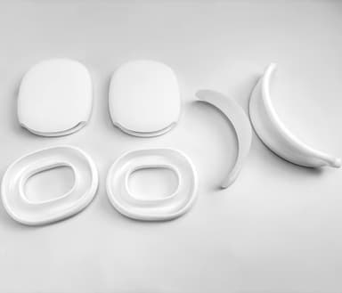 4-osainen silikonisuojakotelo AirPods Maxille Valkoinen
