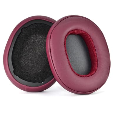 Vaihtokorvatyynyt Skullcandy Crusher Wirelessille/Crusher ANC/Hesh3, 2 kpl Tummanpunainen