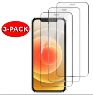iPhone 12 Mini näytönsuoja karkaistua lasia, 3 kpl