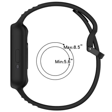 Kellon hihna Huawei 7/8/9 Musta
