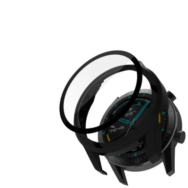 Suojakuori näytönsuojalla Huawei Watch GT2:lle 42 mm Musta