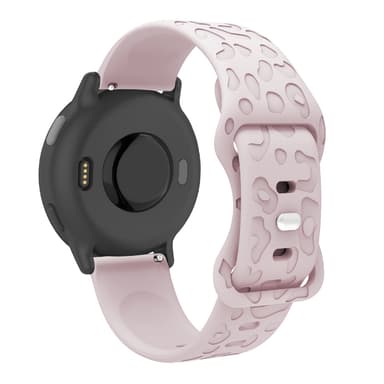 22 mm silikonikellon ranneke, Samsung Gear S3 Classic, Huawei Watch 3, Ticwatch Vaaleanpunainen