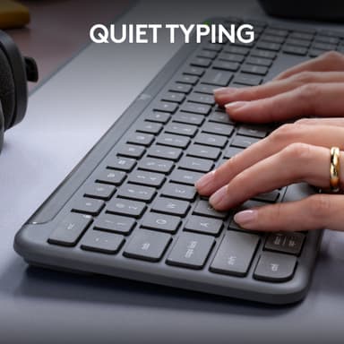 Logitech K950 Slim näppäimistö (grafiitti)