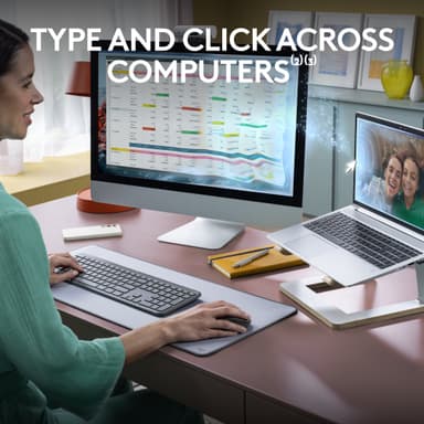 Logitech MK950 Slim Combo näppäimistö ja hiiri (grafiitti)